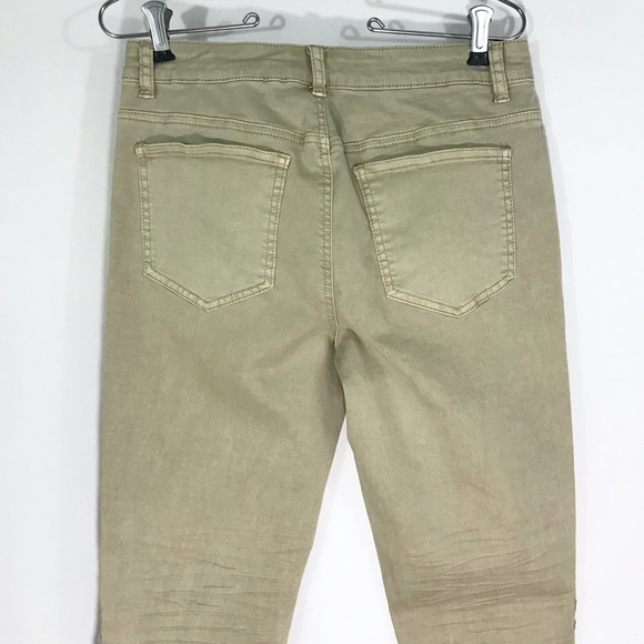 Tru Luxe Jeans Lasercut Embroidered NWT Size 6 Skinny Ankle - Picture 4 of 6